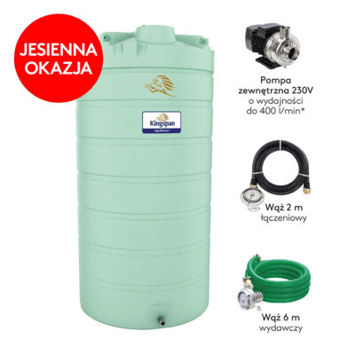 Zbiornik KINGSPAN AgriMaster® RSM 22000 l z pompą i wężami podłączeniowymi