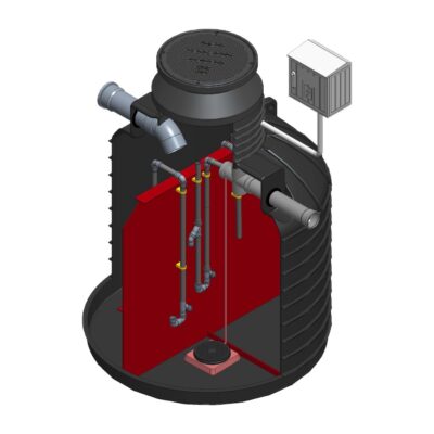 Przydomowa oczyszczalnia ścieków JFC HYDRO 6800 l dla 7-8 osób