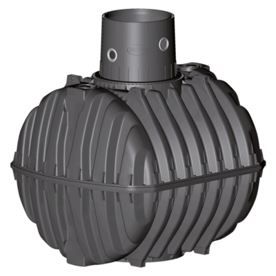 Zbiornik na wodę deszczową Graf Carat 2700l z nadbudową DN110