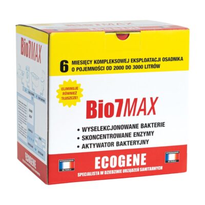 Biopreparat do osadnika gnilnego i szamba Bio7  MAX