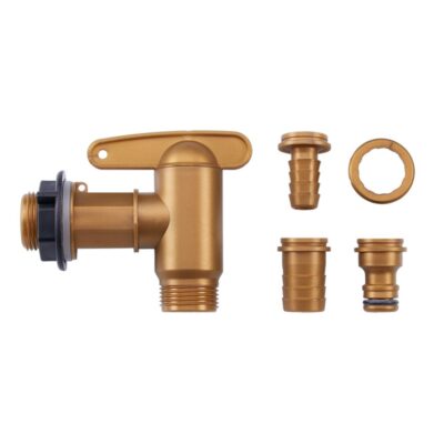 Kran plastikowy Garantia Aqua-Quick w zestawie