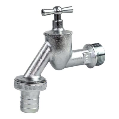 Kran Garantia do zbiornika na wodę deszczową mosiężny/srebrny