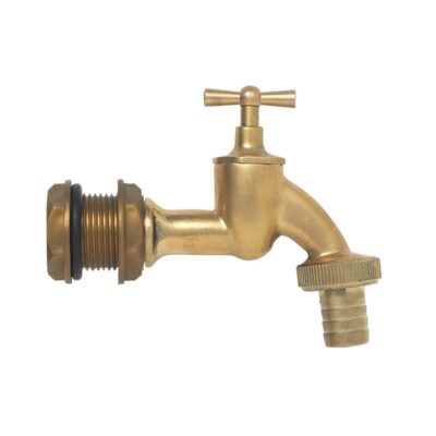 Kran mosiężny Garantia do zbiornika na wodę deszczową z przyłączem śrubowym