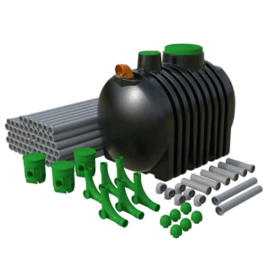 Osadnik gnilny Marseplast WATER³ 4,0 z zestawem drenażowym