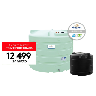 Zbiornik na RSM Kingspan AgriMaster LP 22 000l + zbiornik na wodę Kingspan AquaBank 2500l